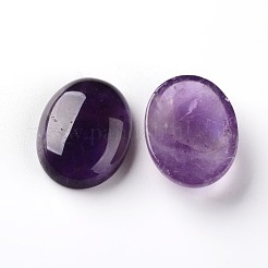 Oval Amethyst Cabochon G-I171-15x20mm-06