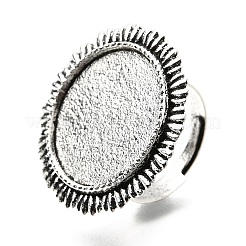 Geben Sie Ihre Kreationen eine einzigartige Designer-Look mit diesen modernen und charmanten Eisen hängender Cabochon Fassungen X-PALLOY-Q300-14AS-NR