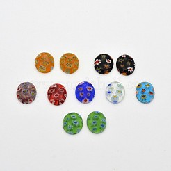 Oval Murano Cabochons LK-F007-10x12mm-M