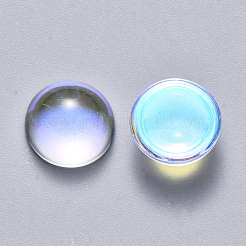 Transparente Glas Cabochons GLAA-S190-013A-C01