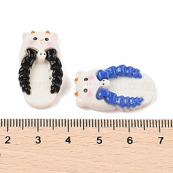 Undurchsichtige Cartoon-Harz-Cabochons CRES-R456-04A