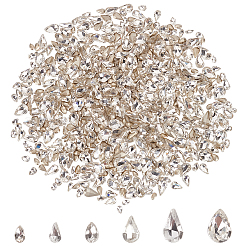 600 Stück Glas-Strass-Cabochons im 6-Stil GGLA-HY0001-03