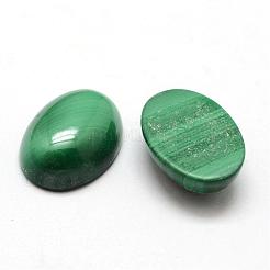 Oval natürliche Malachit cabochons G-O147-03F
