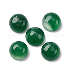 Natürliche grüne Onyx-Achat-Cabochons G-K348-07A-02