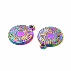 Ionenplattierung (IP) 304 Edelstahl Anhänger Cabochon-Einstellungen STAS-F290-18MC
