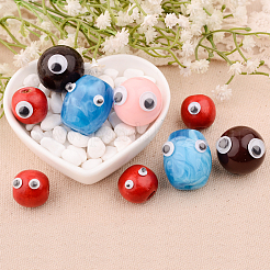 Schwarz wackeln Auge brauchen Kleber auf runde bewegliche wackelig googly Augen 4-9mm KY-PH0001-01
