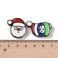 Weihnachts-Deko-Cabochons aus undurchsichtigem Harz RESI-S391-04