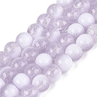 Стеклянные бусины кракле&nbsp;GLAA-U001-6mm-04