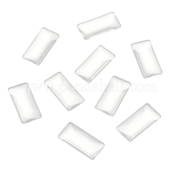 Transparentes Rechteck Glas Cabochons GGLA-KS0001-02