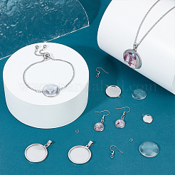 DIY Blanko-Kuppel-Schmuckset-Herstellungsset DIY-UN0050-27