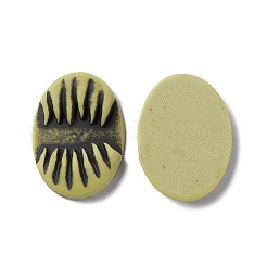 Halloween-Kameen Cabochons aus undurchsichtigem Harz RESI-C017-01D