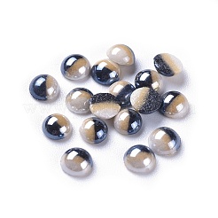 Undurchsichtige Glascabochons GGLA-S038-10B-4mm