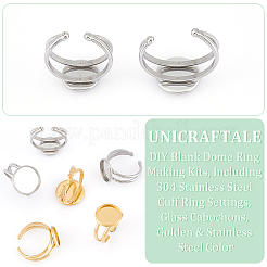 DIY-Kits zur Herstellung von Rohlingen für Kuppelringe DIY-UN0005-62