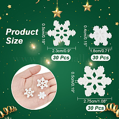 90 Stück 3 Stile Weihnachts-Cabochons aus opakem Harz. RESI-AR0001-39