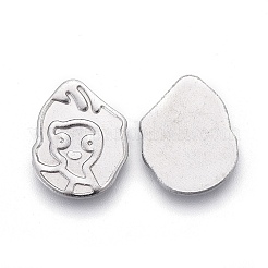 Cabochons aus Edelstahl 304 STAS-P245-19P
