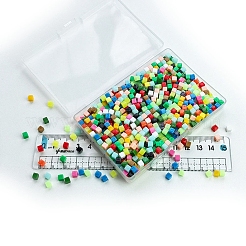 Würfel Glas Cabochons PW-WG38939-05
