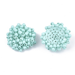 Sprühlackierte Cabochons aus Acrylperlen X-FIND-T044-28D