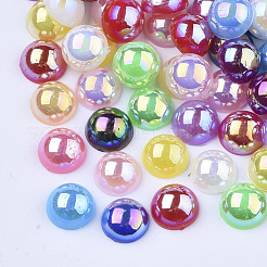 ABS Nachahmungen von Perlen Cabochons OACR-Q176-8mm-M