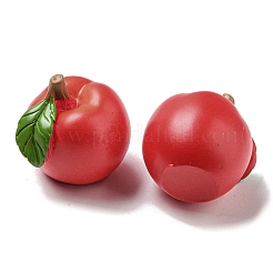 Frucht-Deko-Cabochons aus undurchsichtigem Harz RESI-H156-01-02