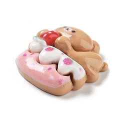 Undurchsichtige Cabochons aus Harz und Kunststoff X-RESI-K029-03E
