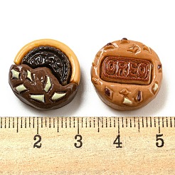 Undurchsichtige Decoden-Cabochons aus Kunstharzimitat für Lebensmittel CRES-H002-01B
