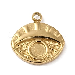 Cabochon-Fassungen für Anhänger aus Edelstahl 304 STAS-K263-42G
