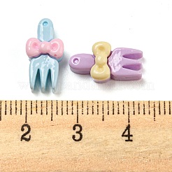 Geschirr undurchsichtige Harz Decoden Cabochons RESI-C046-09