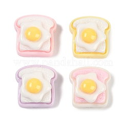 Macaron Farbe Ei Thema opake Harz Decoden Cabochons CRES-M036-10F