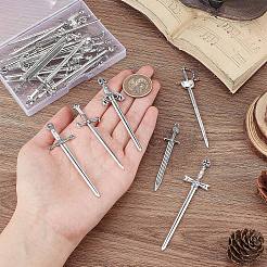 24pcs 6 große Anhänger aus Legierung im tibetischen Stil TIBE-SC0001-54