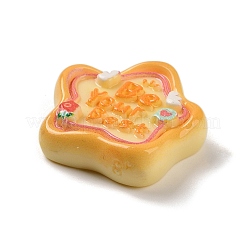 Stern Cartoon Wort sei dein bester opaker Harz Decoden Cabochons RESI-R447-02C