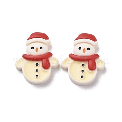 Undurchsichtige Harz-Cabochons des Weihnachtsthemas X-RESI-G029-A07