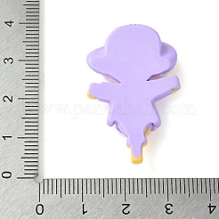 Undurchsichtigen Cabochons RESI-D310-01F