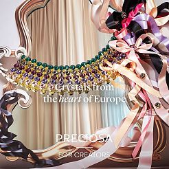 Preciosa® Maxima Kristall runde Steine X-PRC-RASS47-23980-272