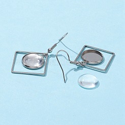 Bausatz zum Selbermachen von Geometrie-Ohrringen DIY-FS0002-82