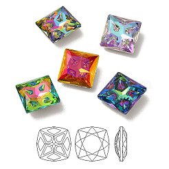 K9 Glas Strass Cabochons RGLA-P036-09B-M