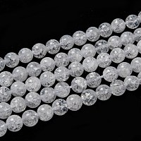 Натуральный хрустят кварц бисер пряди&nbsp;G-D840-01-8mm