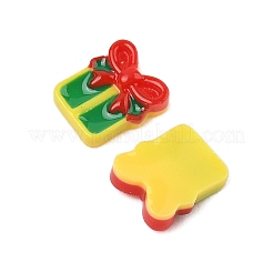 Leuchtende Harz-Cabochons mit Weihnachtsmotiv RESI-U003-02G