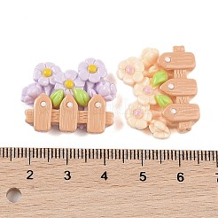 Undurchsichtige Decoden-Cabochons aus Harz CRES-M033-03