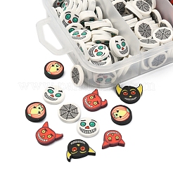 5 Stil Halloween handgemachte Fimo Cabochons CLAY-YW0001-58