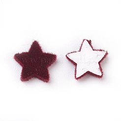 Flockige Acryl-Cabochons X-OACR-I001-H06