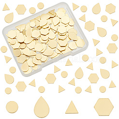 160 Stück Messing-Cabochons im 4-Stil KK-OC0001-39