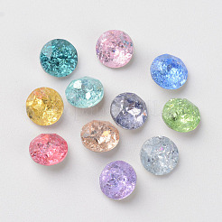 Wies zurück k9 Glas Strass Cabochons RGLA-F020-6mm
