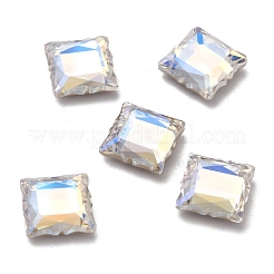 K9 facettierte Glas Strass Cabochons GLAA-H106-G01-M