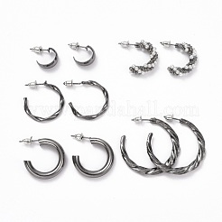 C-förmige Ohrstecker EJEW-D277-15B