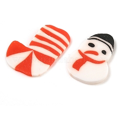 Weihnachten Thema handgemachte Fimo Cabochons CLAY-Q004-24A