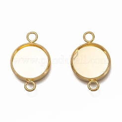Cabochon-Anschlussfassungen aus Edelstahl 304 STAS-H130-23C-G