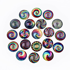 Glas cabochons X-GGLA-S036-12