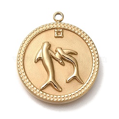 Ionenplattierung (IP) 304 Edelstahl Anhänger Strass-Einstellungen STAS-P371-106G