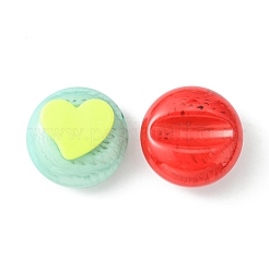 Zweifarbige opake Acryl-Cabochons SACR-X0015-21