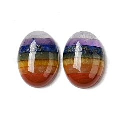 Chakra natürliche gemischte edelstein cabochons G-F724-01A